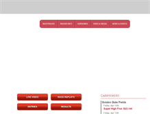 Tablet Screenshot of calracing.com